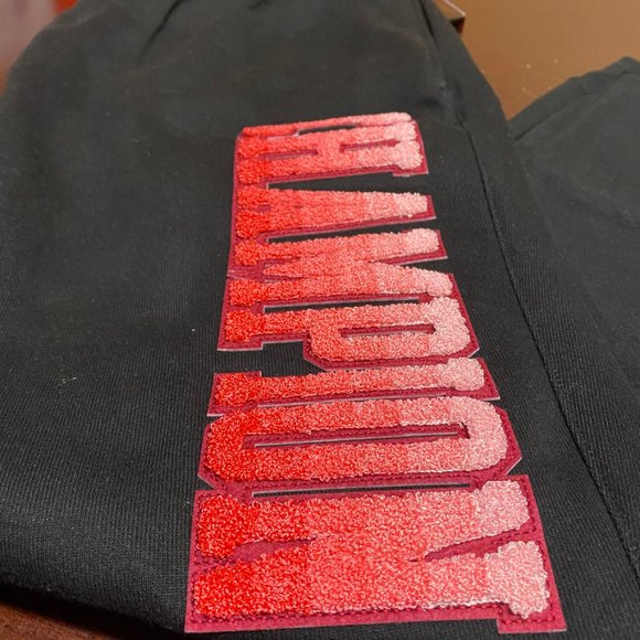 Champion Mens Black Elastic Waist Tapered Leg Pull On Jogger Pants Size XL - Picture 3 of 4